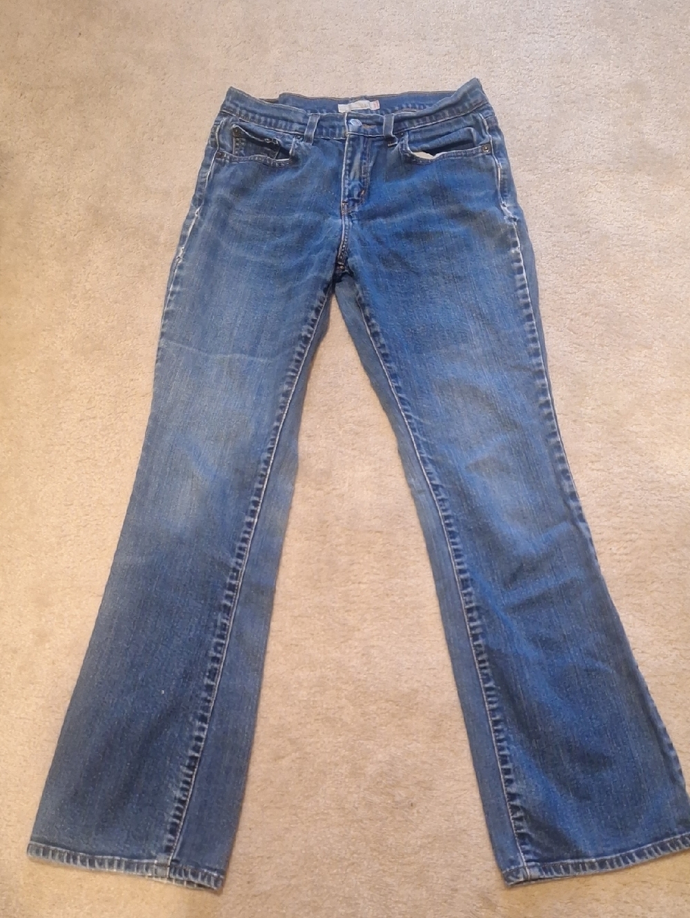 Levi's Women's Blue Flared Jeans Size 4M